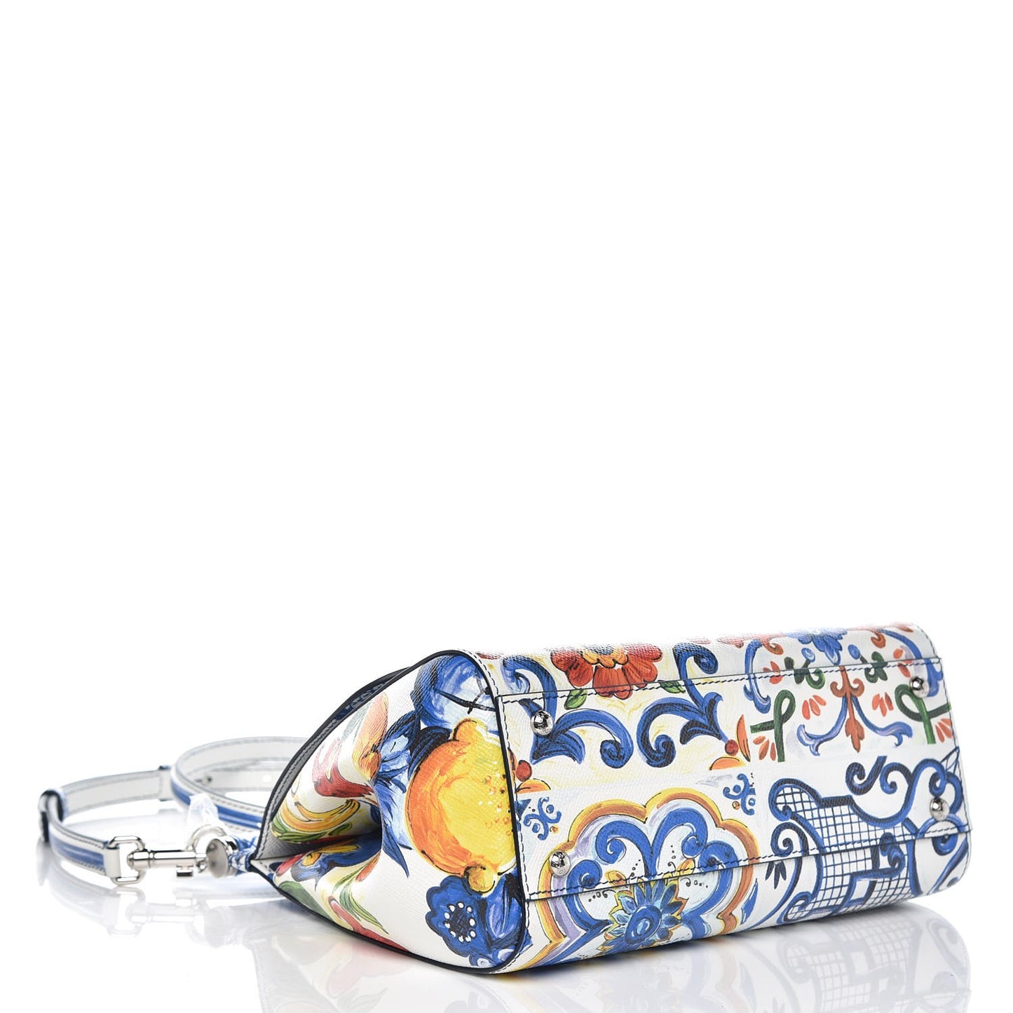 Dauphine Majolica Print Medium Miss Sicily Satchel Multicolor