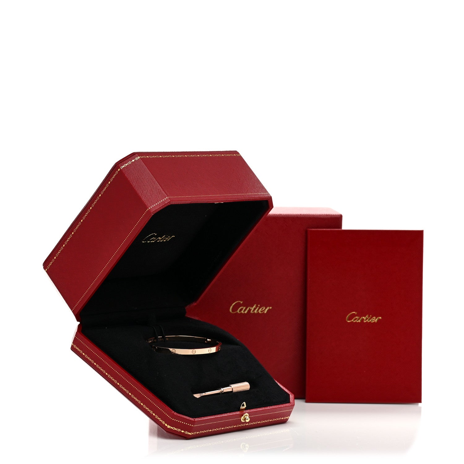 Cartier 18K Pink Gold Small LOVE Bracelet 16 10 of 10