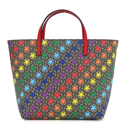 Gucci GG Supreme Monogram Childrens Star Print Tote Multicolor 1 of 10