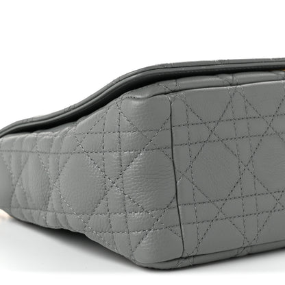 Christian Dior Supple Calfskin Cannage Medium Caro Bag Ethereal Grey 9 of 10