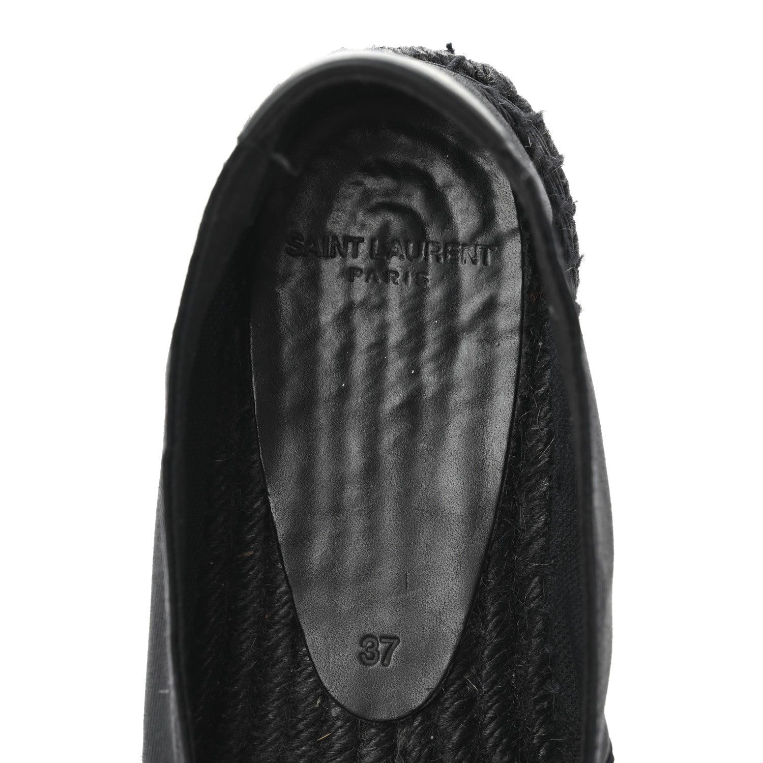 Saint Laurent Canvas Espadrilles 37 Black 7 of 10