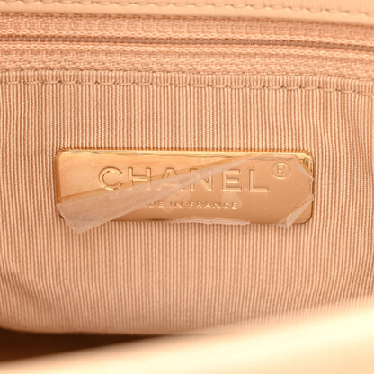 Chanel Goatskin Quilted Large Chanel 19 Flap Beige 6 of 11