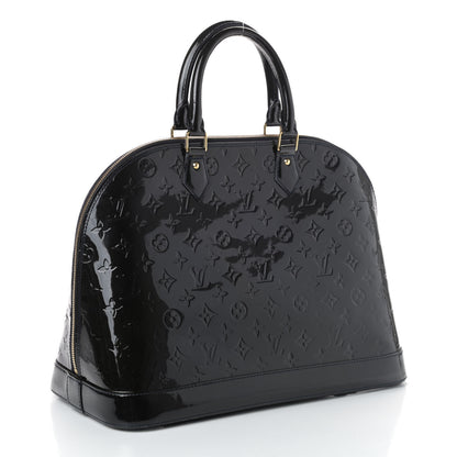 Louis Vuitton Vernis Alma GM Blue Infini 2 of 4