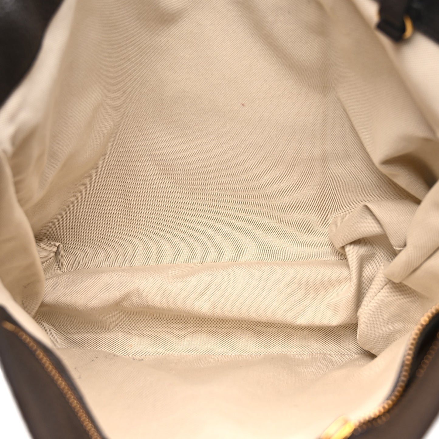 Pebbled Calfskin Large Alix Padlock Zip Hobo Bag Dark Brown