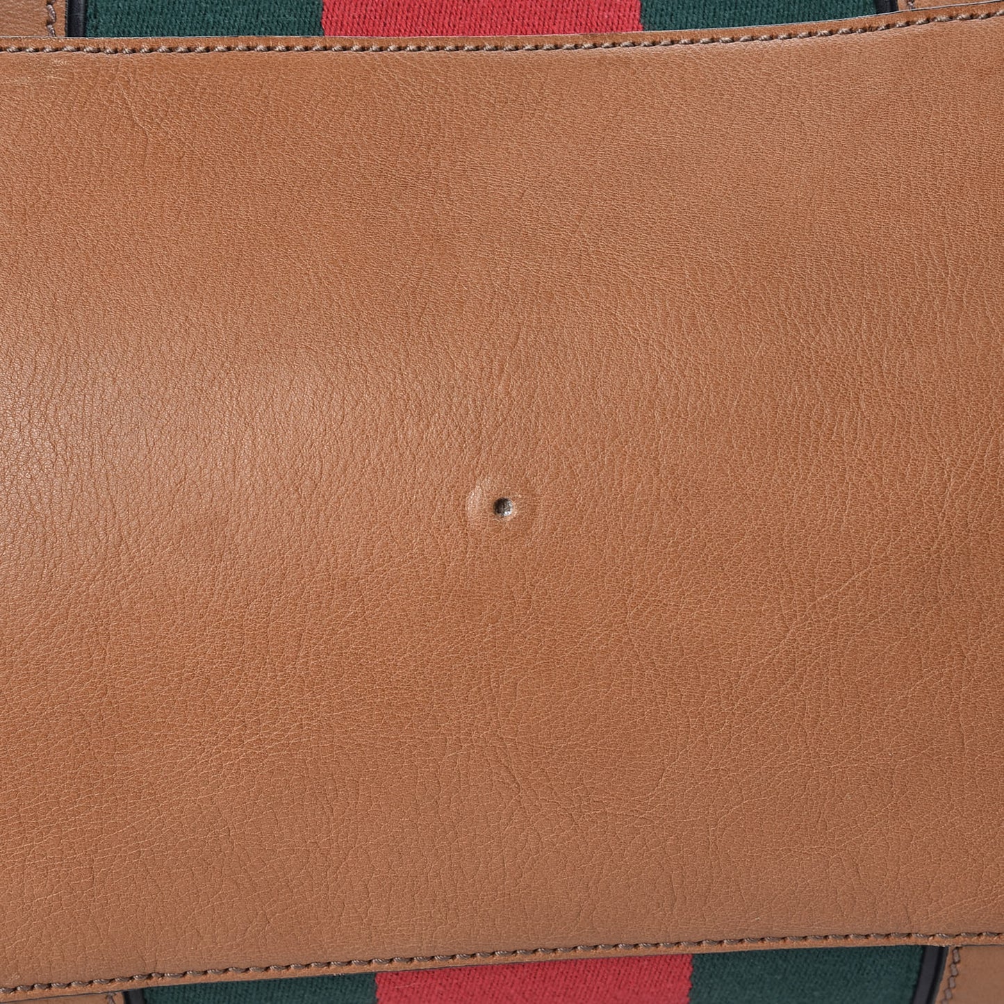 GG Monogram Web Large Rania Top Handle Bag Sand