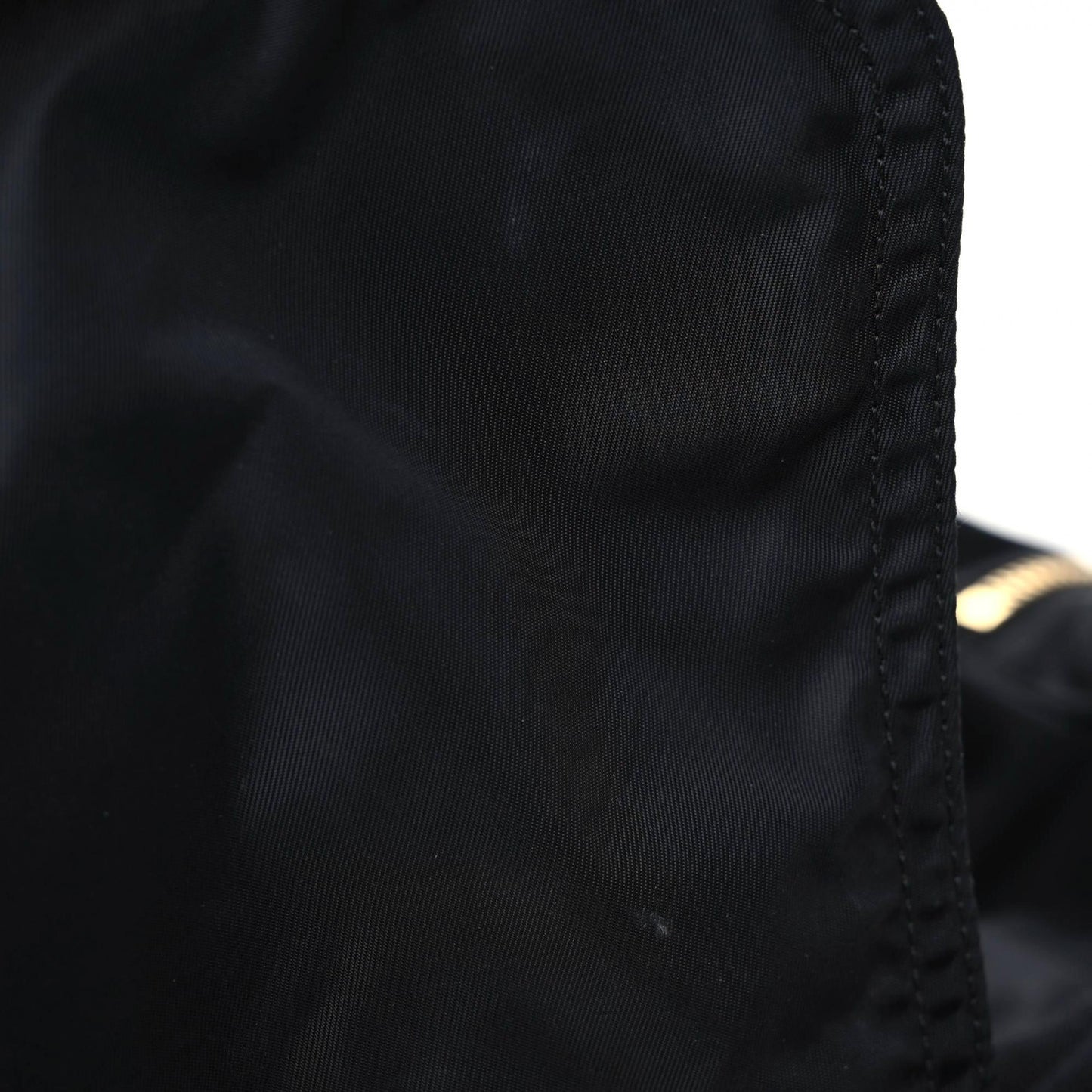 Nylon Medium Rucksack Runway Backpack Black Gold