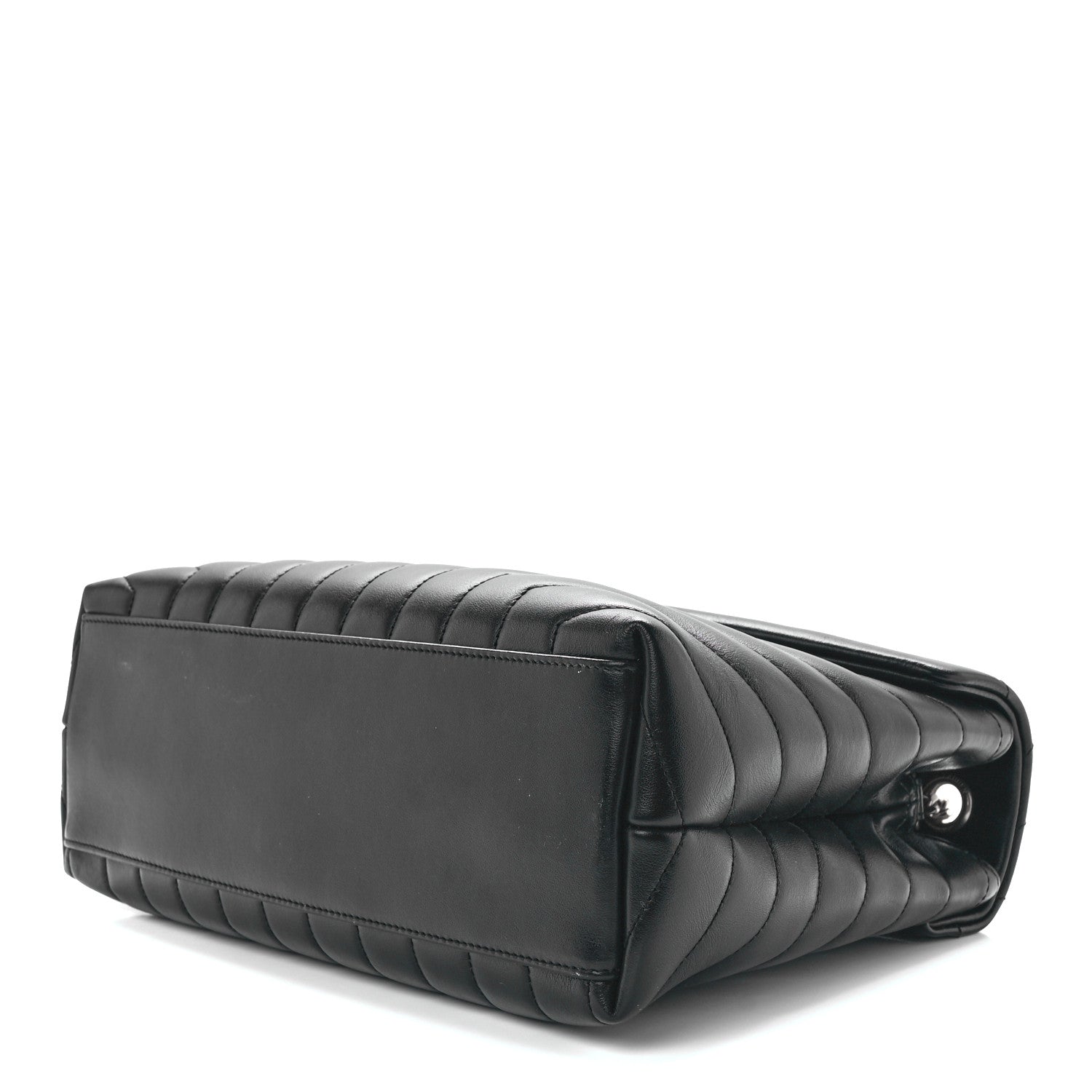 Saint Laurent Calfskin Y Quilted Monogram Medium Loulou Chain Satchel Black 11 of 13