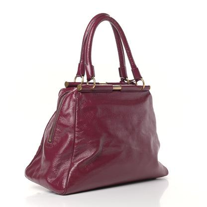 Saint Laurent Patent Medium Majorelle Bougainvillea 2 of 14