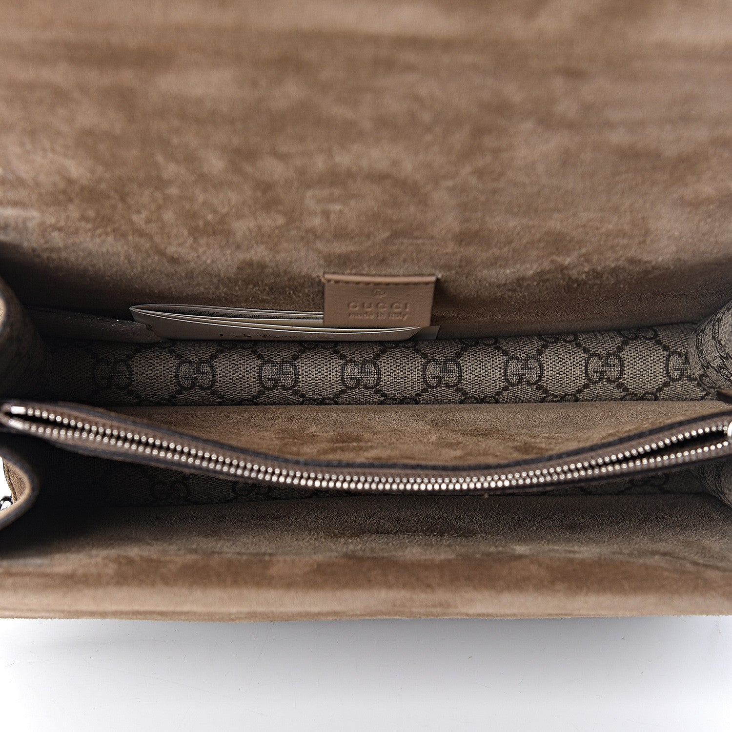 Gucci GG Supreme Monogram Small Dionysus Shoulder Bag Taupe 7 of 10