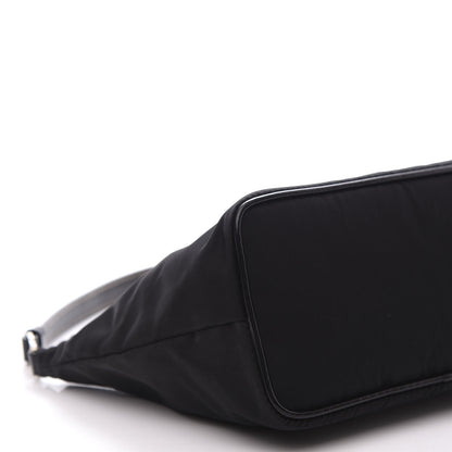 Prada Tessuto Nylon Shoulder Bag Black 7 of 9