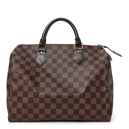 Louis Vuitton Damier Ebene Speedy 30 1 of 11