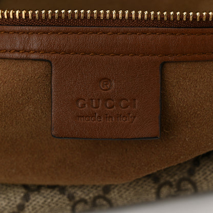 Gucci GG Supreme Monogram Large Linea A Hobo Light Brown 6 of 11