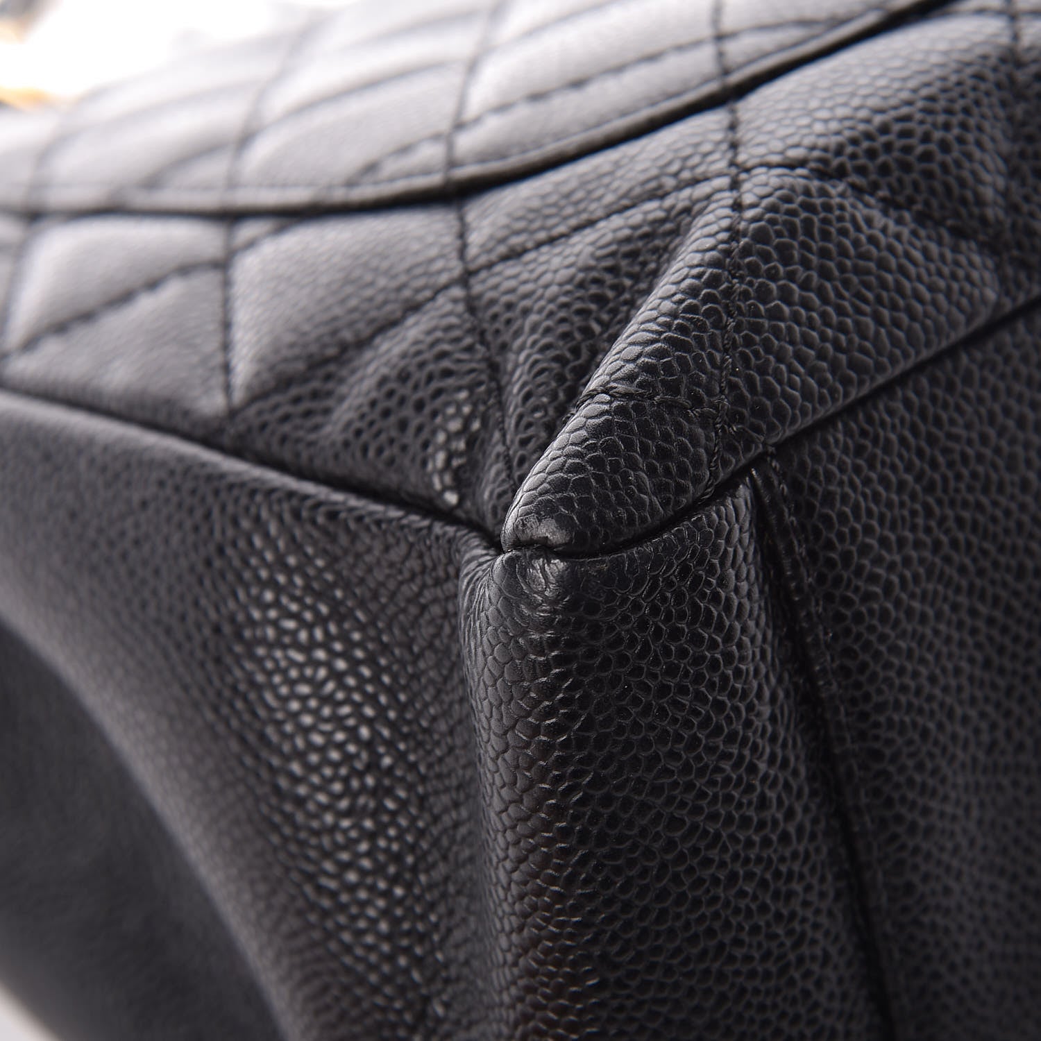 Chanel Caviar Quilted Grand Shopping Tote GST Black 12 of 13