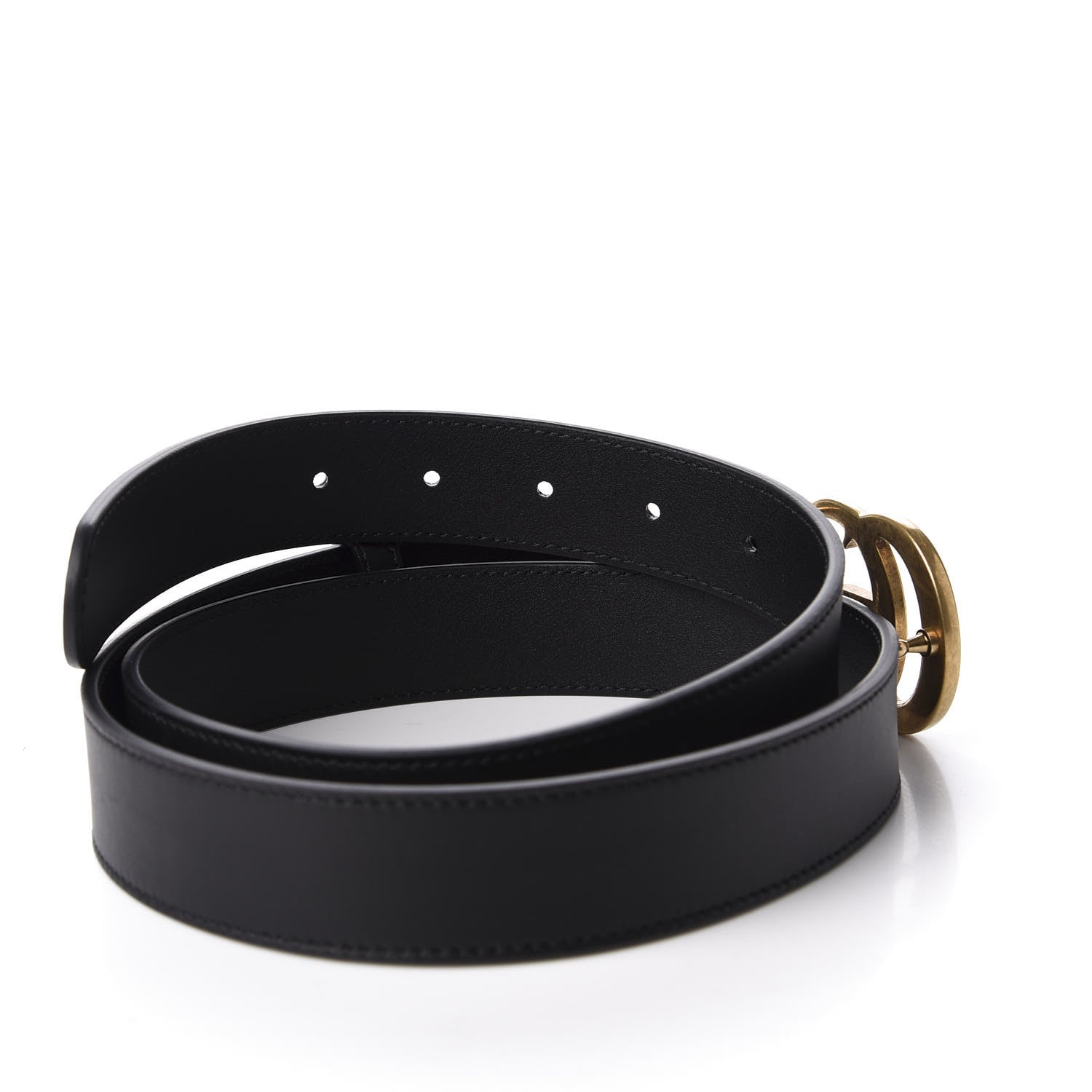 Gucci Calfskin Double G 30mm Belt 100 40 Black 4 of 6