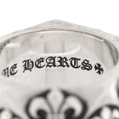 Chrome Hearts Sterling SIlver Pentagon Fleur de Lis Ring 55 7.25 5 of 5