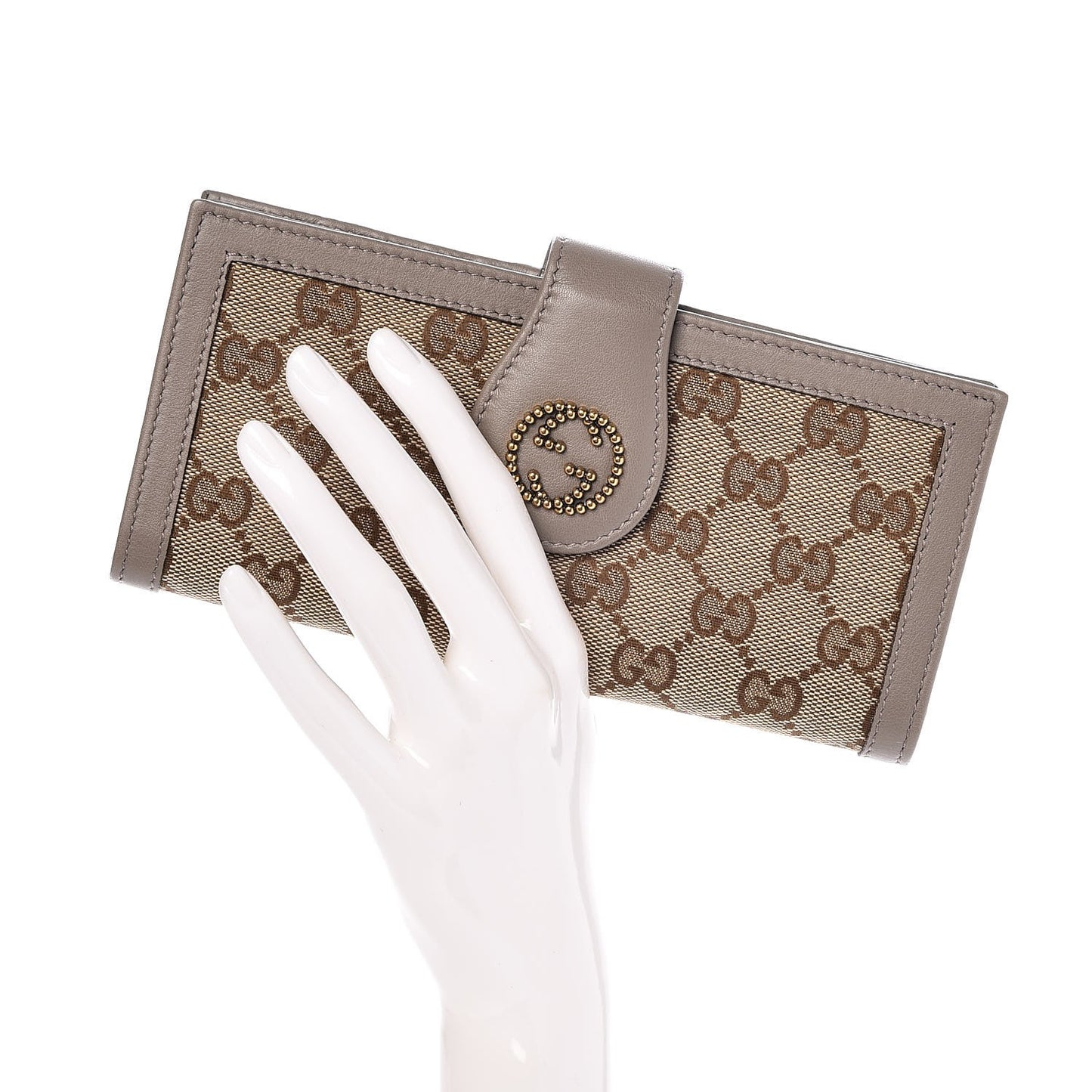 Monogram Scarlett Continental Wallet Beige