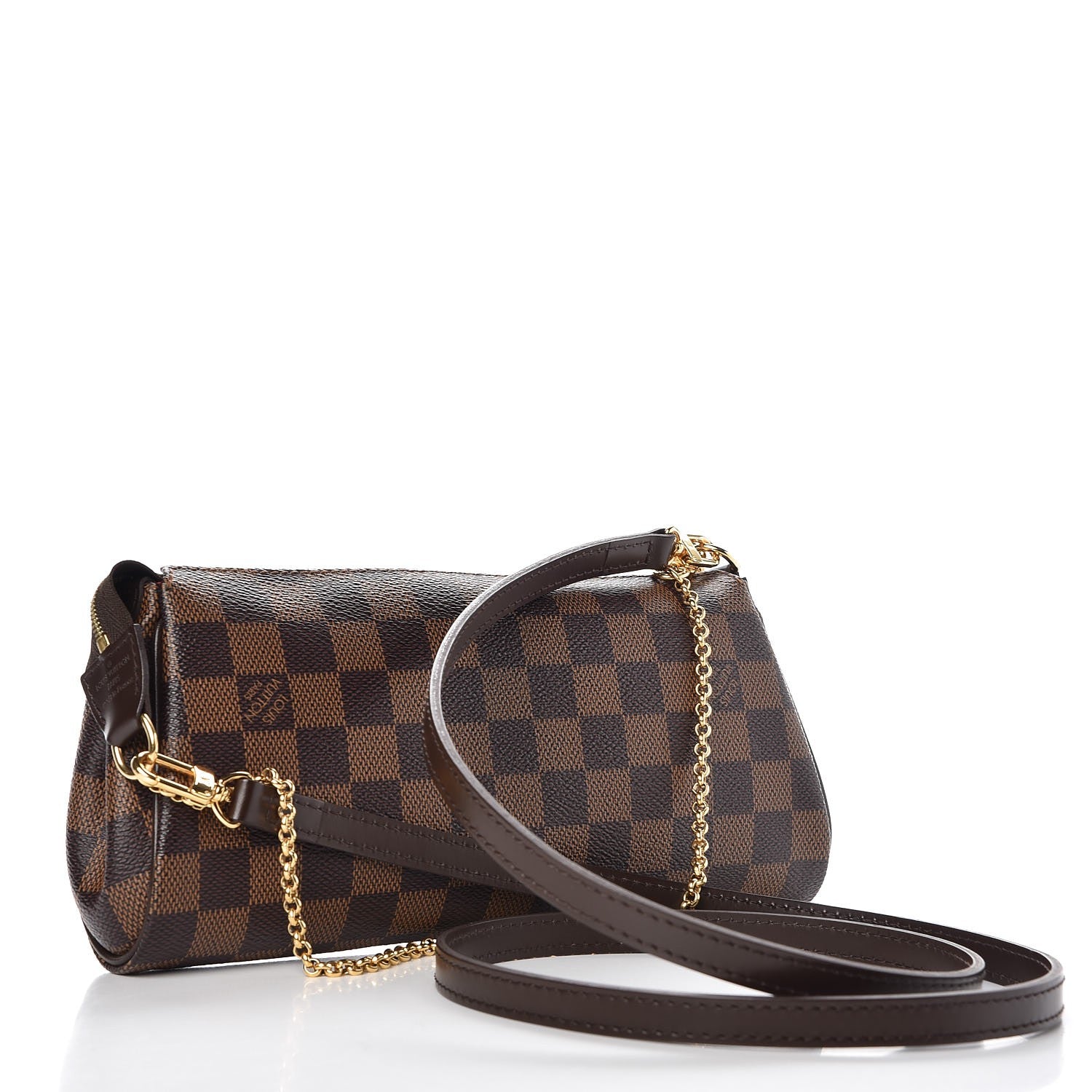 Louis Vuitton Damier Ebene Eva Clutch 4 of 8