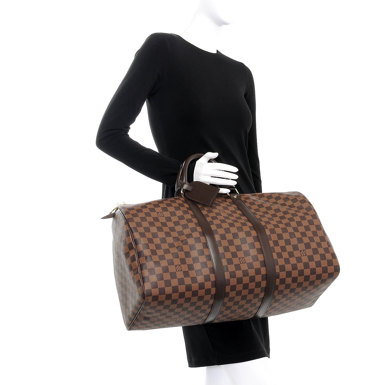 Louis Vuitton Damier Ebene Keepall 50 2 of 11