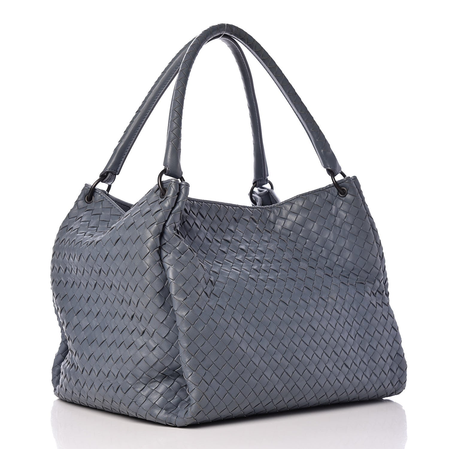 Bottega Veneta Nappa Intrecciato Parachute Bag Krim 3 of 20