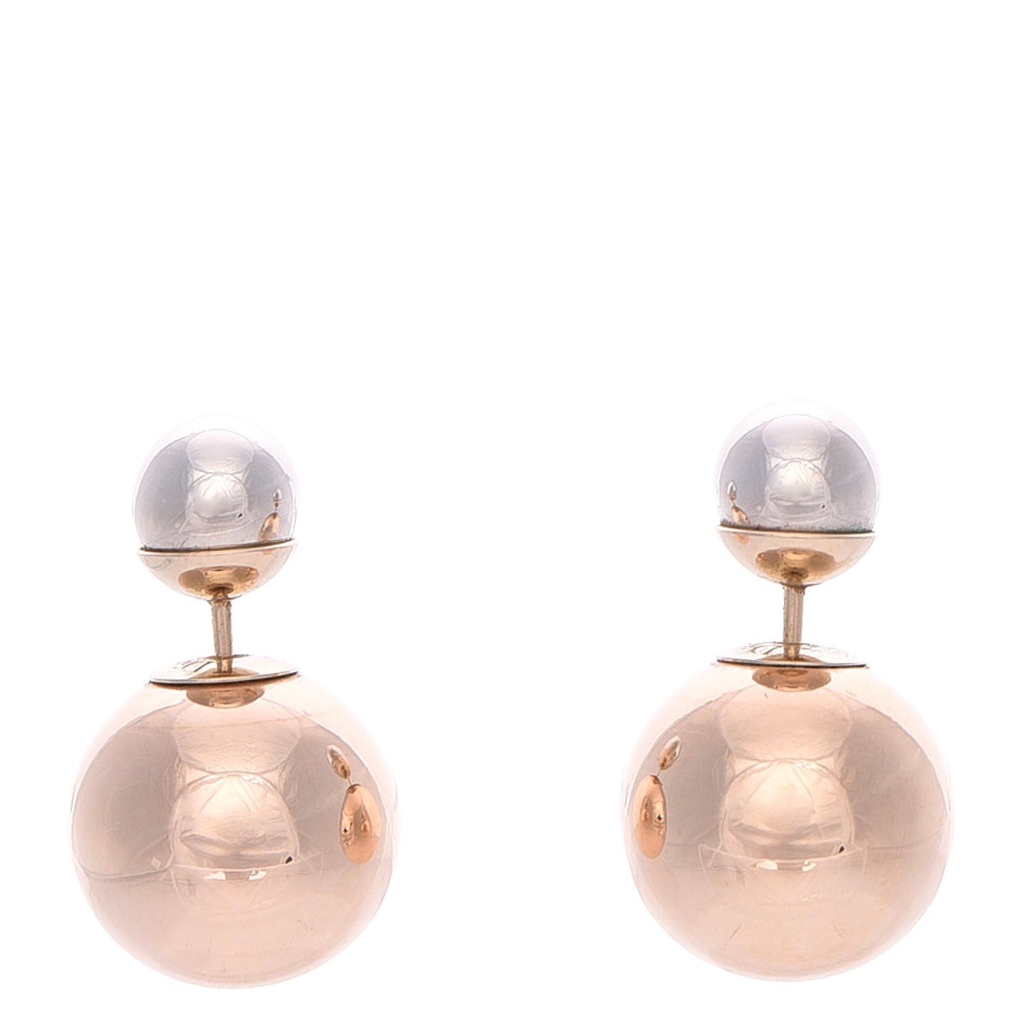 Mise En Dior Tribal Earrings Gold Silver