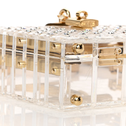 Dolce & Gabbana Plexiglass Bohemia Box Bag Gold 9 of 13
