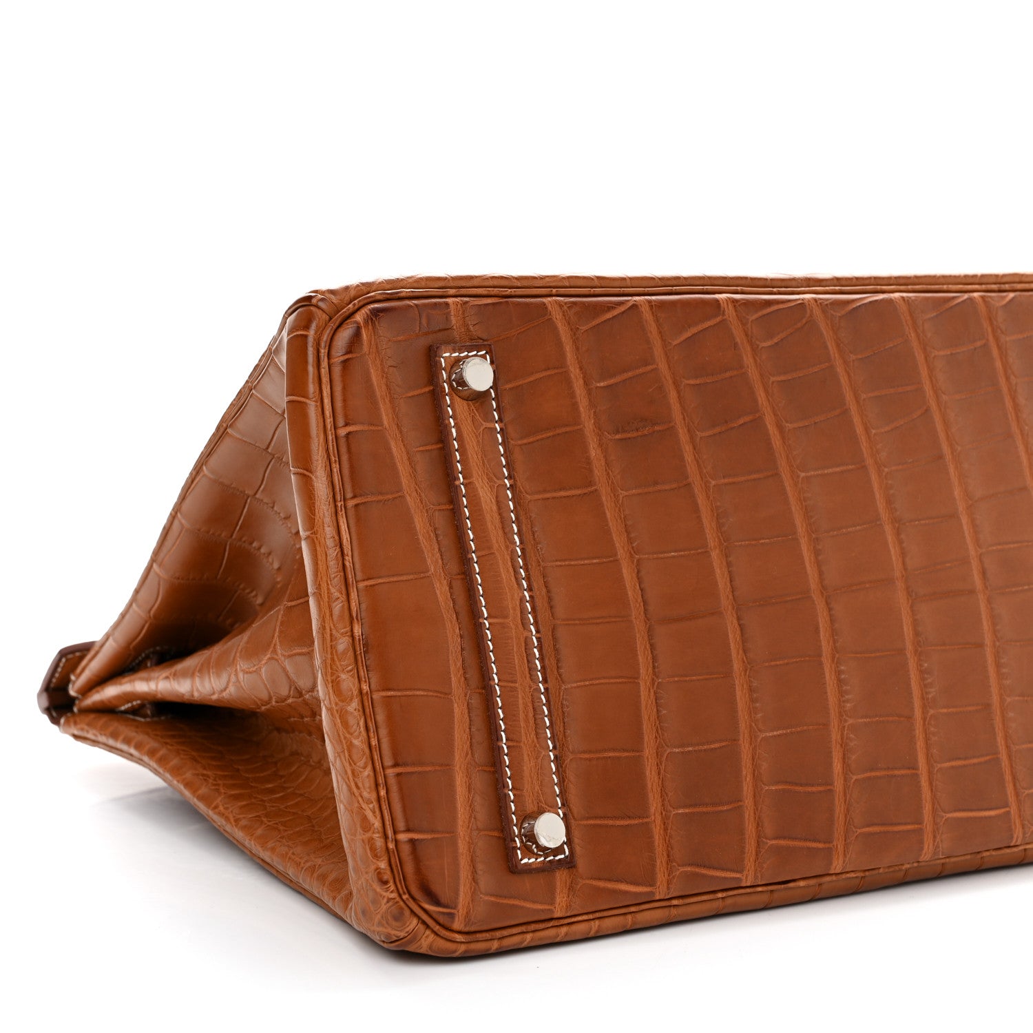 Hermes Matte Alligator Birkin 35 Fauve 9 of 11