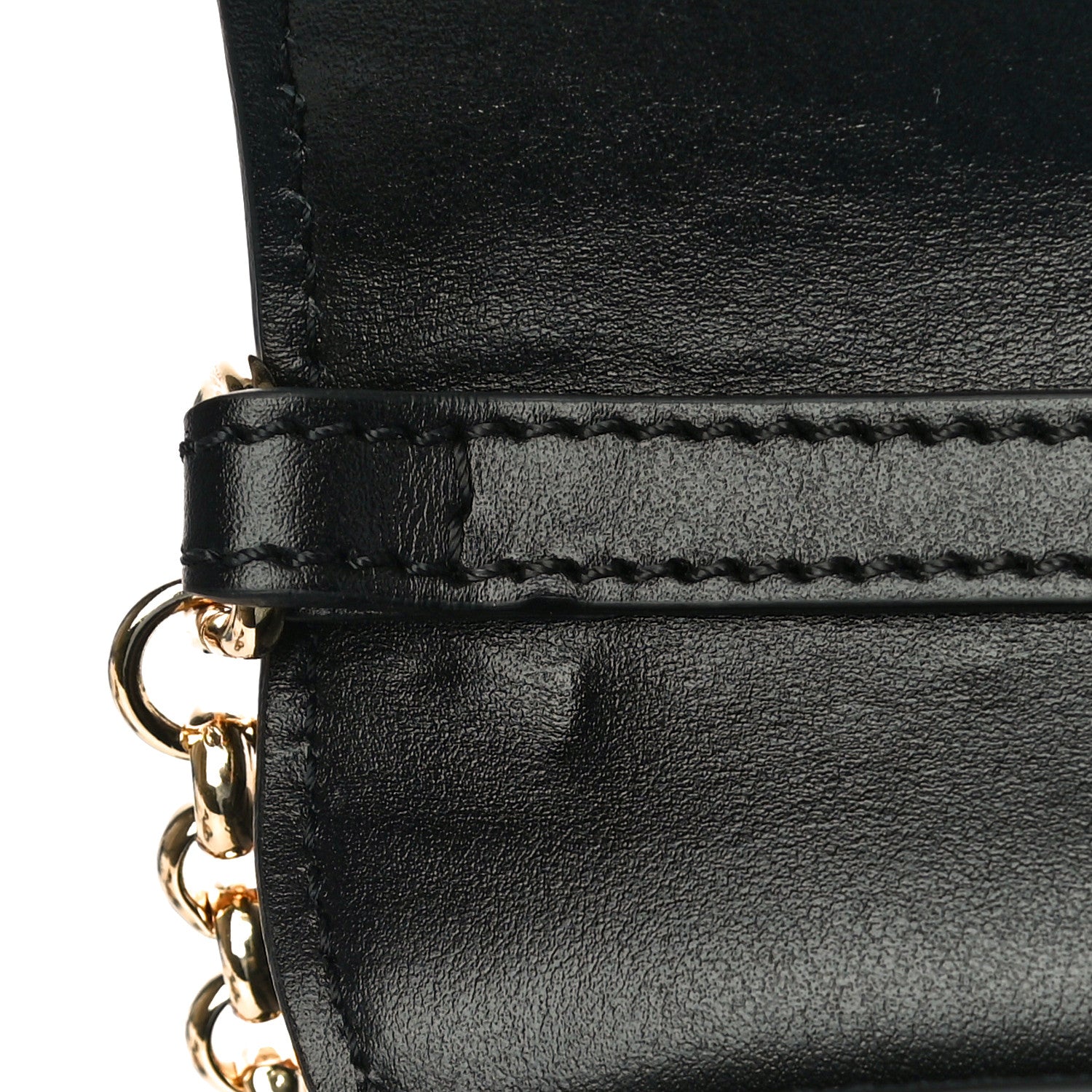 Chloe Calfskin Suede C Clutch With Chain Black 13 of 13