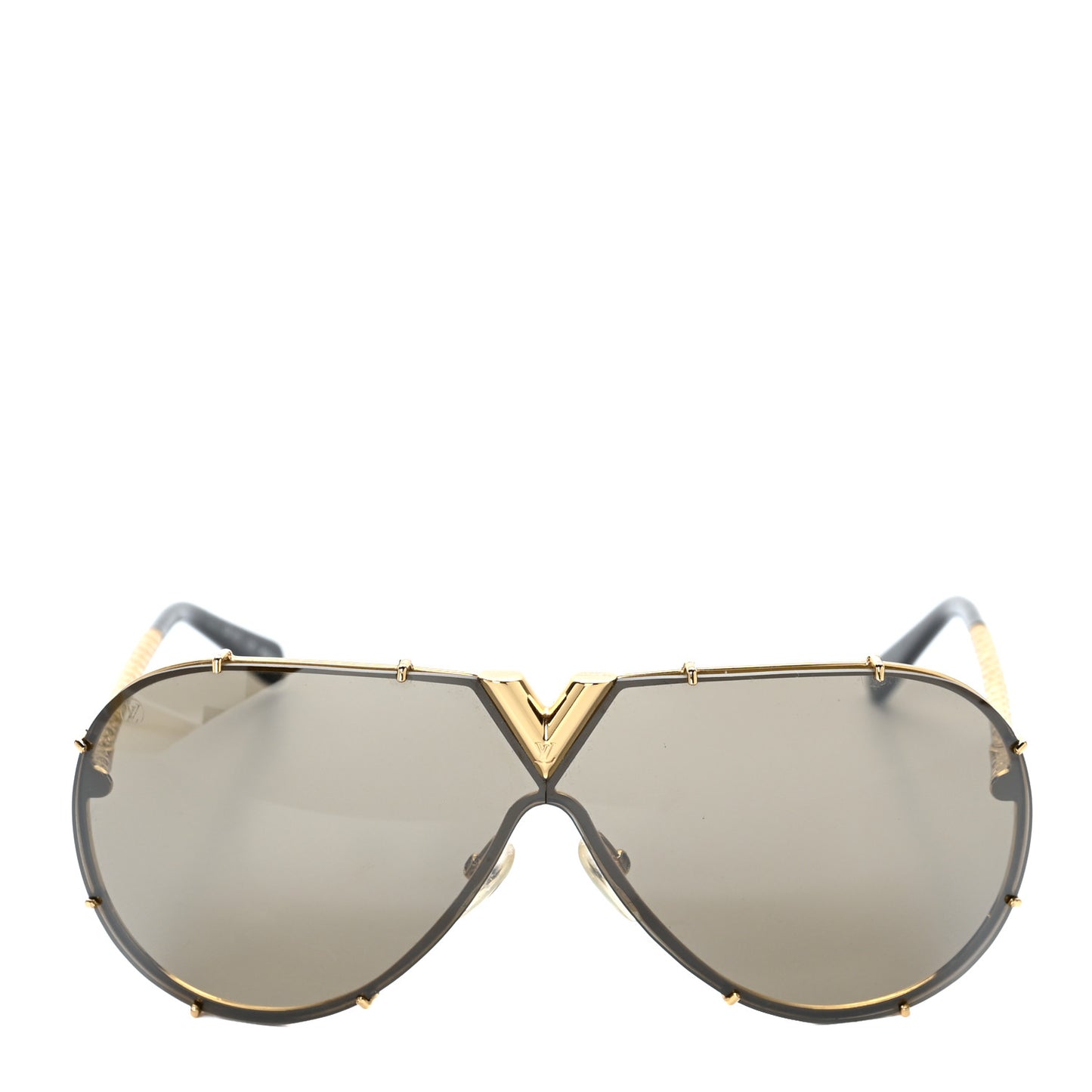 Metal LV Drive Sunglasses Z0897W Black Gold