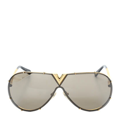 Louis Vuitton Metal LV Drive Sunglasses Z0897W Black Gold 2 of 8