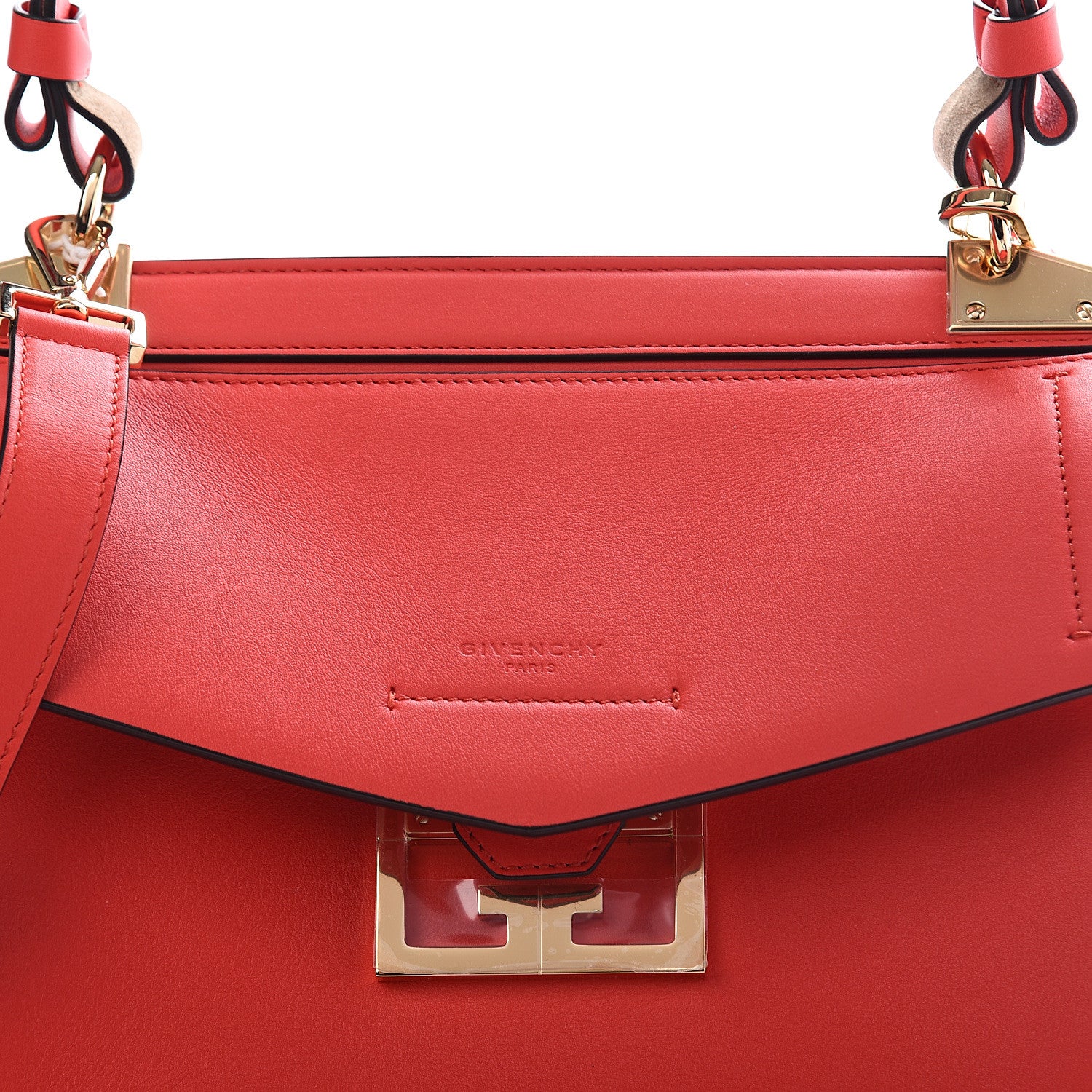 Givenchy Calfskin Small Mystic Shoulder Bag Red 9 of 9