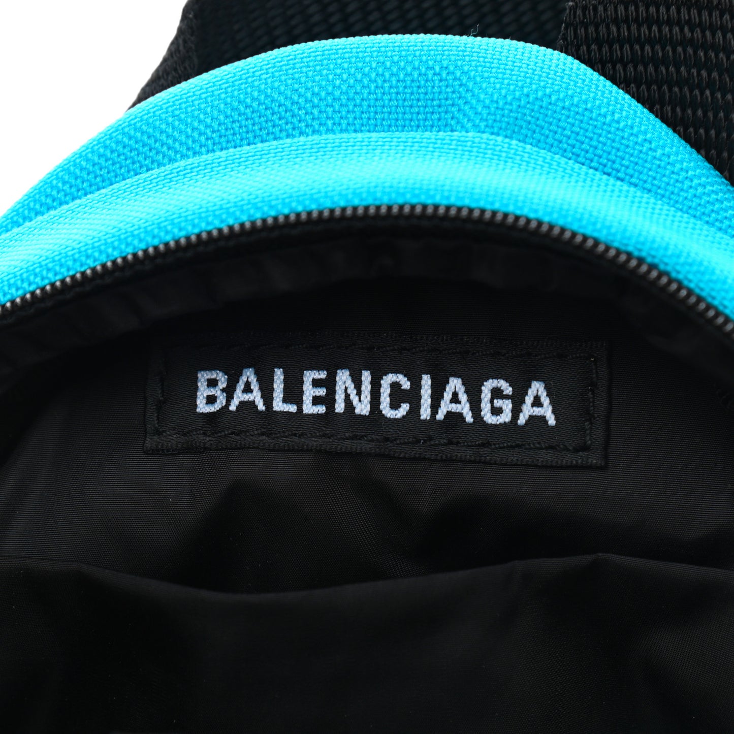 Recycled Casual Nylon Mini Oversized Backpack Cyclades Blue