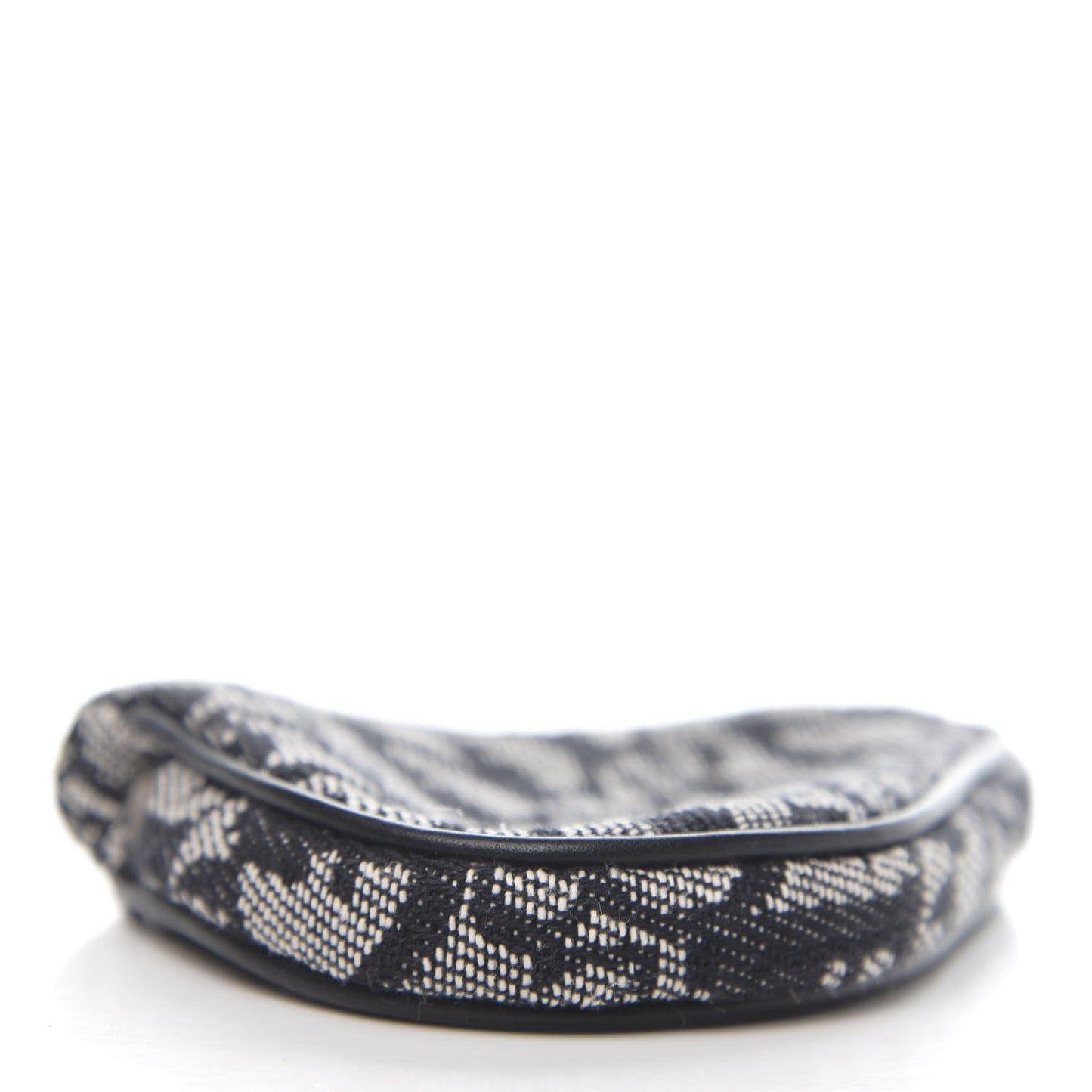 Monogram Saddle Coin Purse Black