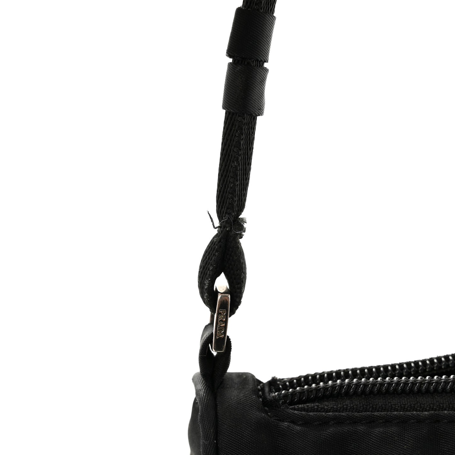 Tessuto Nylon Pochette Bag Black