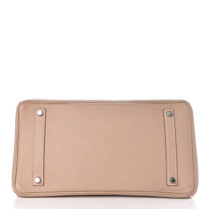 Hermes Taurillon Clemence Birkin 35 Argile 6 of 33