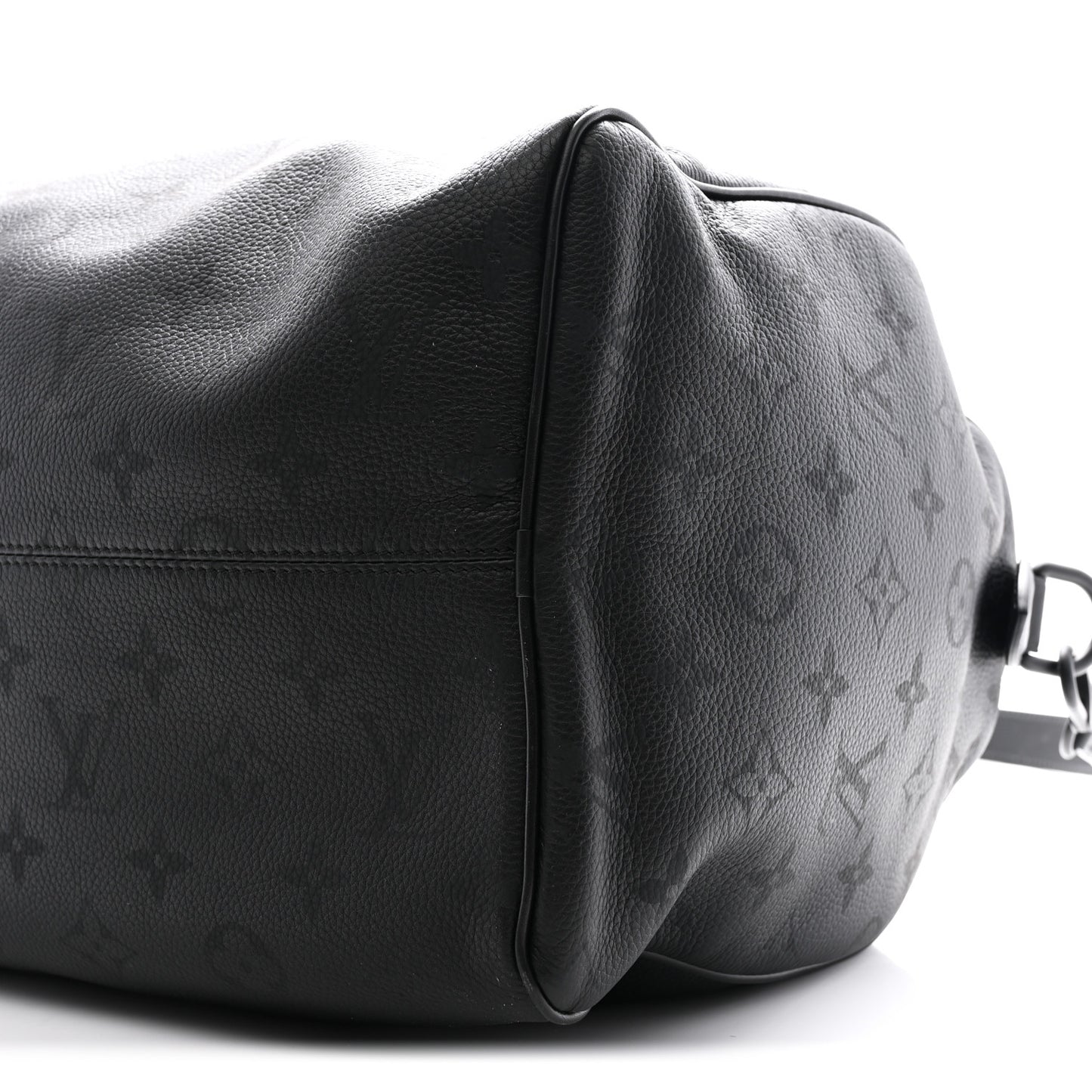 Calfskin Monogram Speedy P9 Bandouliere 40 Ultra Black