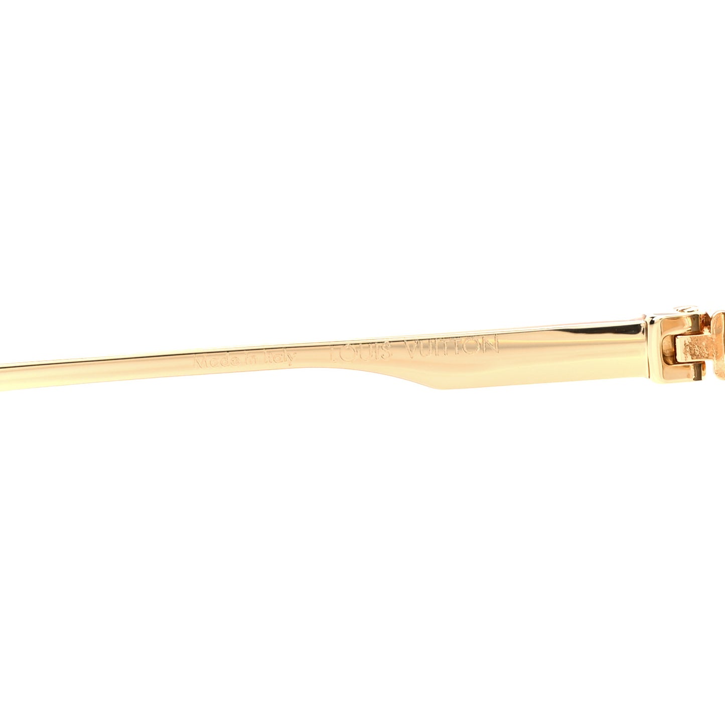 Monogram LV Flash Sunglasses Z1493U Gold