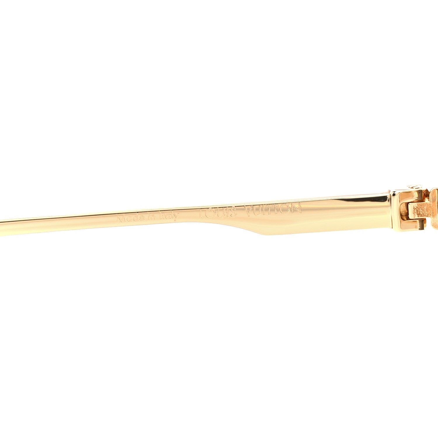 Louis Vuitton Monogram LV Flash Sunglasses Z1493U Gold 5 of 9