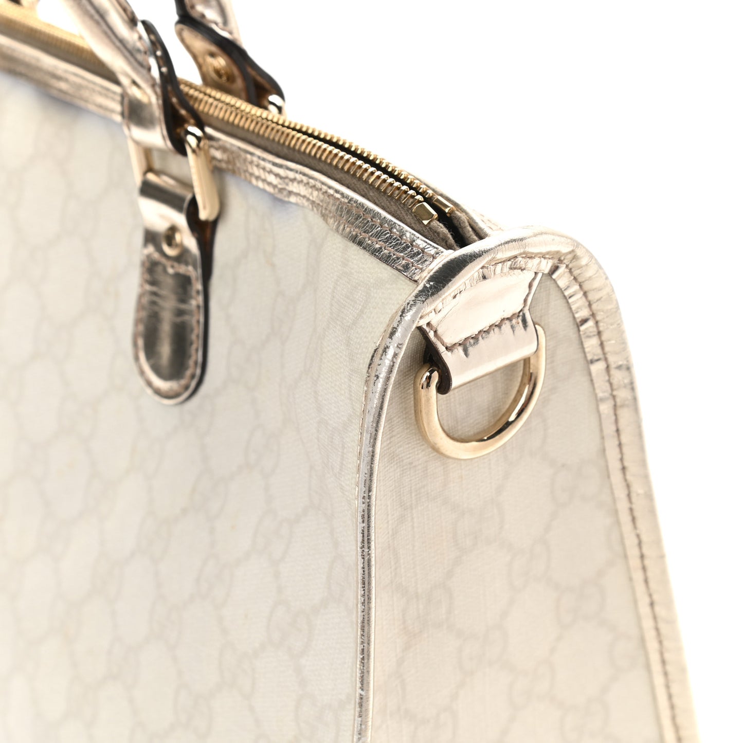 GG Plus Monogram Medium Joy Tote Bag White