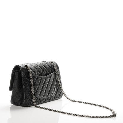Chanel Aged Calfskin Quilted 2.55 Reissue 225 Flap Black 3 of 7