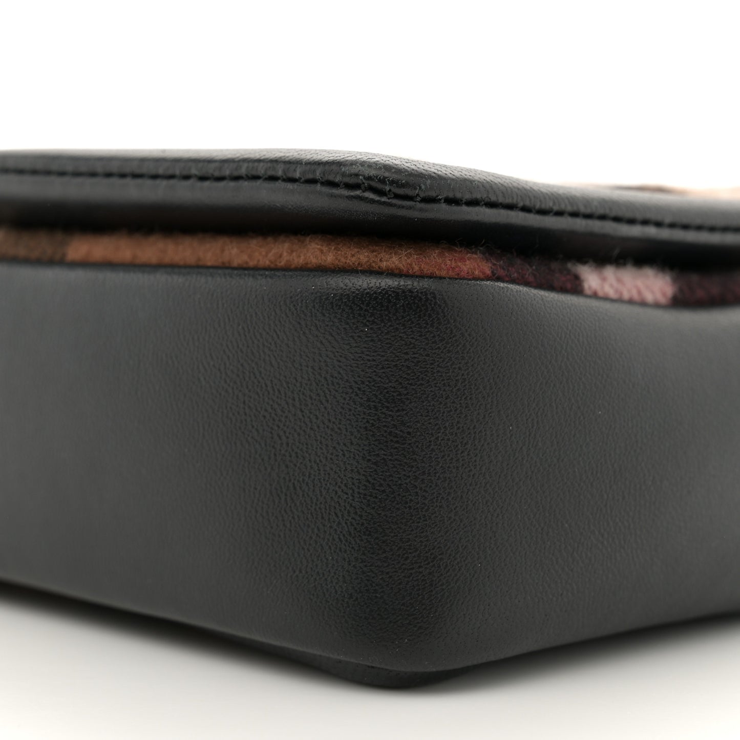 Check Cashmere Small Lola Bag Black