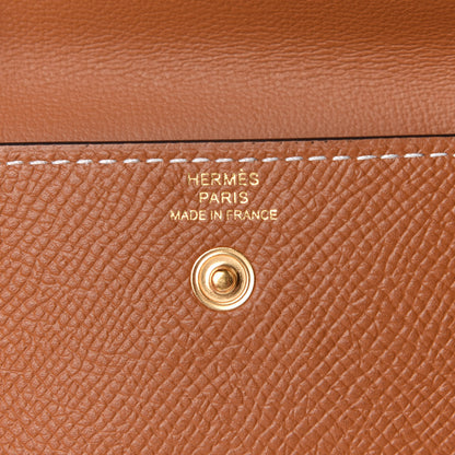 Hermes Epsom Kelly Pocket Belt Gold 4 of 8