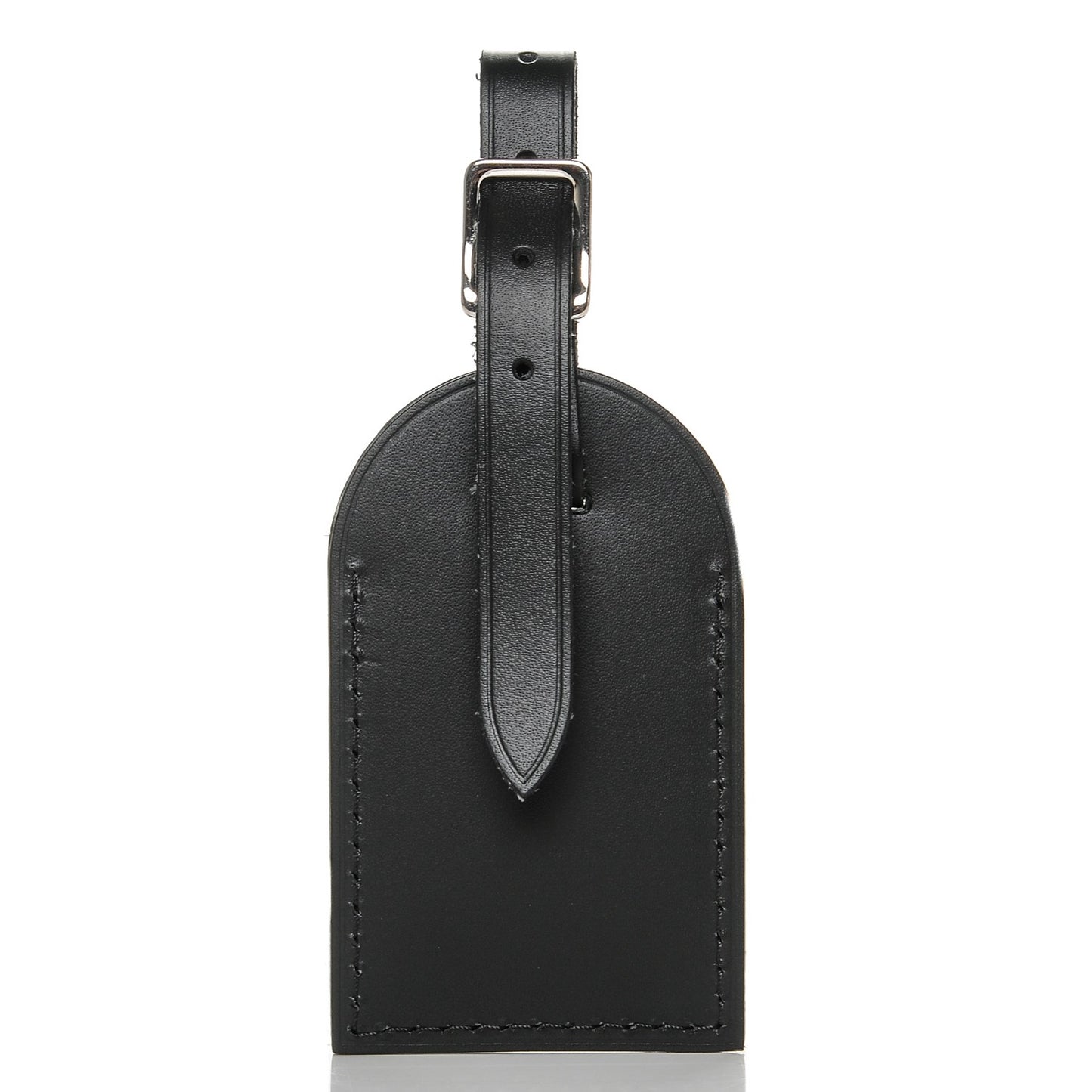 Calfskin Luggage Tag Black