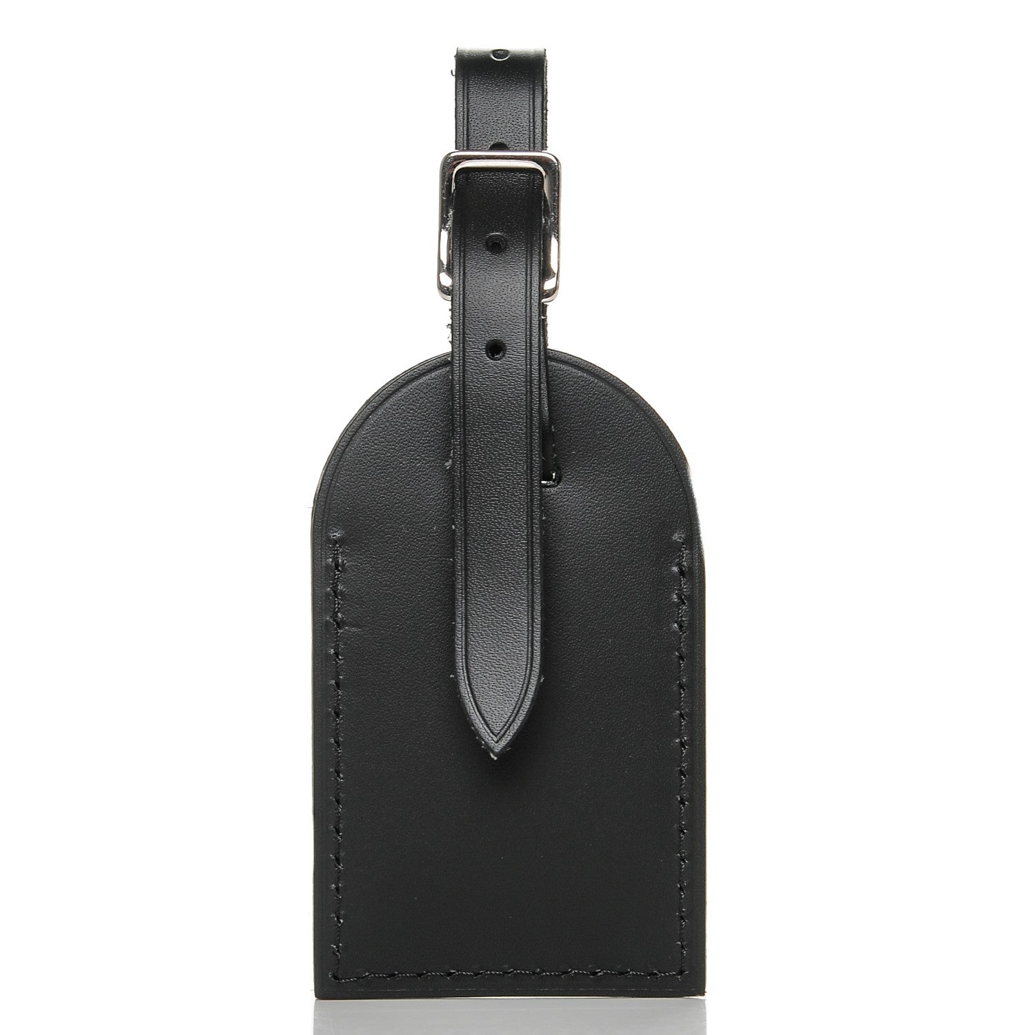 Louis Vuitton Calfskin Luggage Tag Black 3 of 4