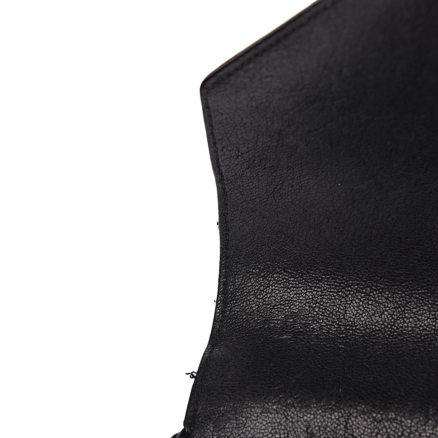 Saint Laurent Sheepskin Matelasse Chevron Monogram Medium College Bag Black 11 of 15