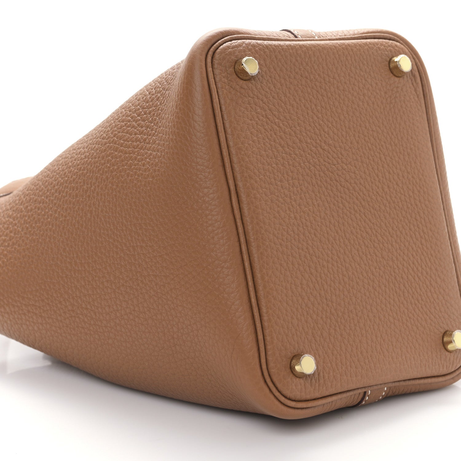 Hermes Taurillon Clemence Picotin Lock 18 PM Gold 7 of 8
