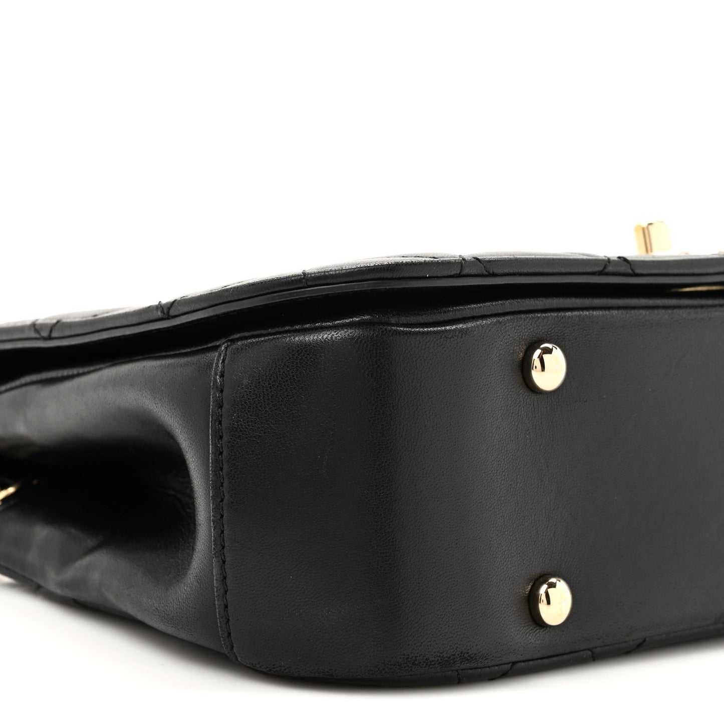 Lambskin Small Carry Chic Flap Black