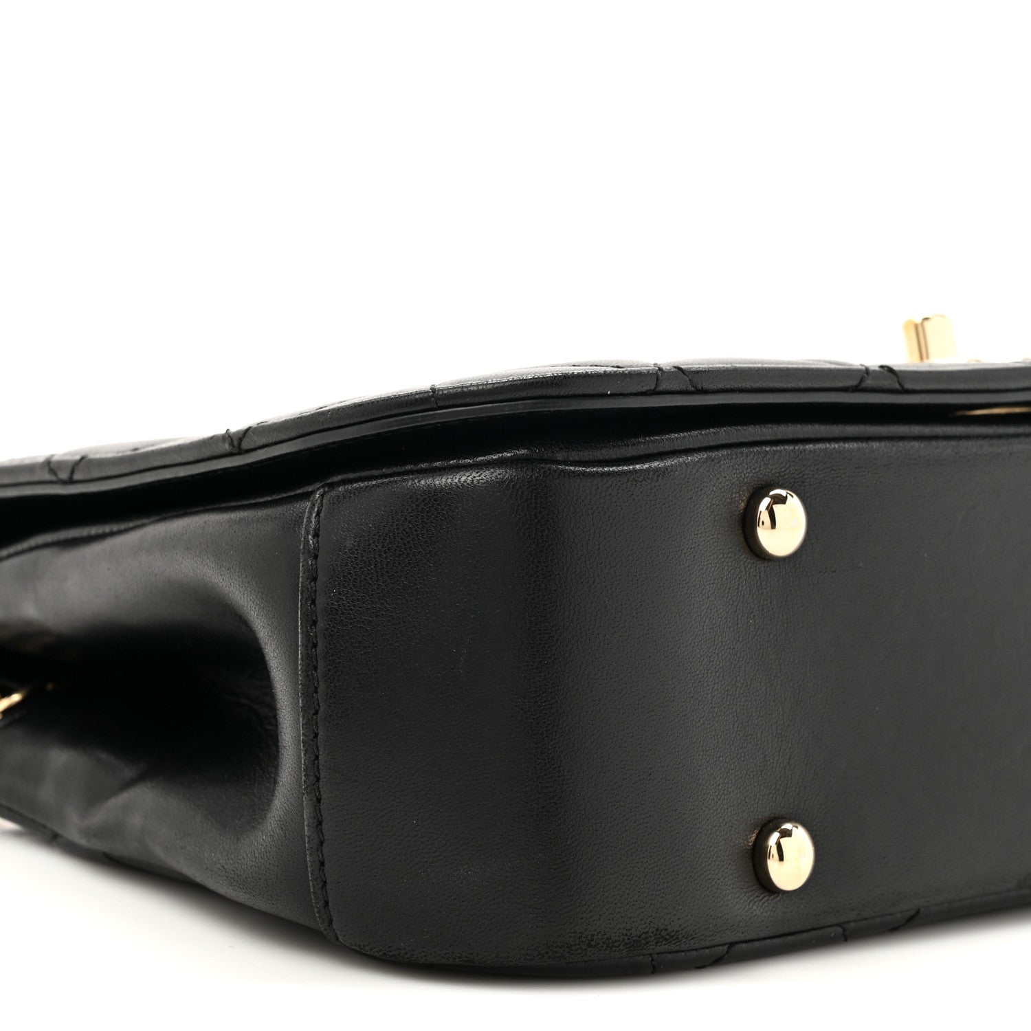 Chanel Lambskin Small Carry Chic Flap Black 10 of 14