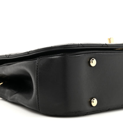Chanel Lambskin Small Carry Chic Flap Black 10 of 14