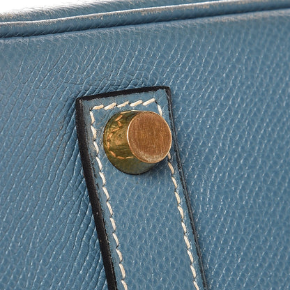 Hermes Epsom Birkin 35 Blue Jean 37 of 43