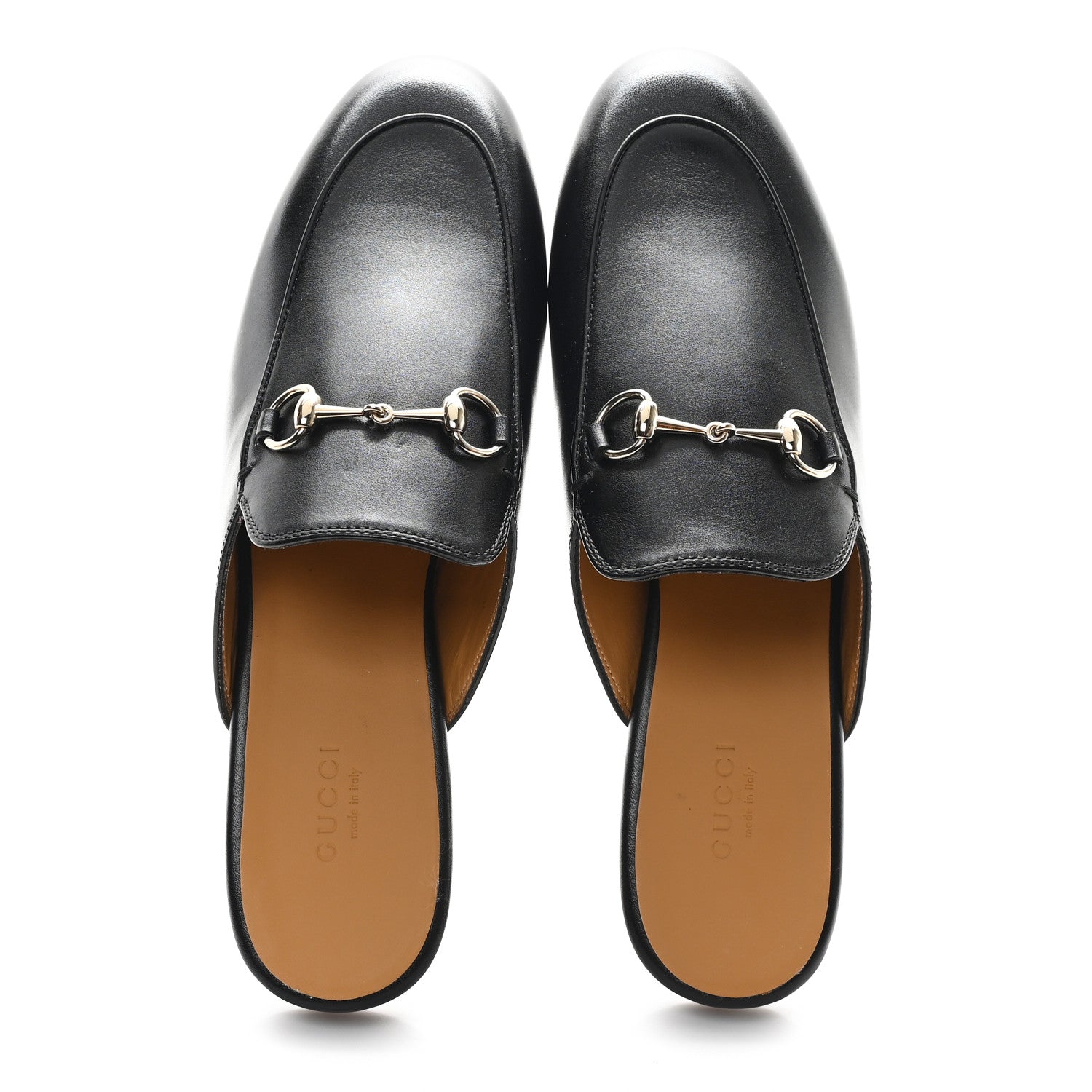 Gucci Calfskin Womens Princetown Slippers 39 Black 2 of 10